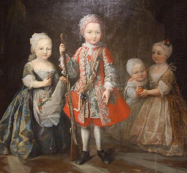 Maria Giovanna Clementi Charles Emmanuel III's children china oil painting image